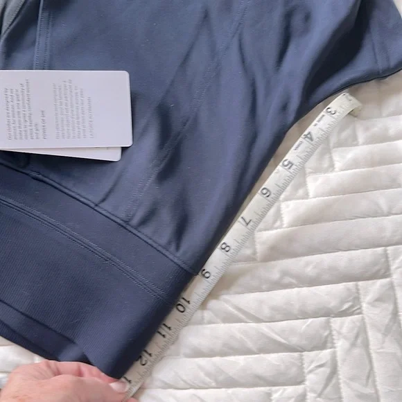 Athleta NEW Venice Wide Leg Color Block pant, Navy with Black Side Trim. Pockets - Picture 10 of 14